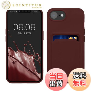 �y���������zkwmobile �X�}�z�P�[�X Apple iPhone SE3 / iPhone SE2 / iPhone SE (2022) / iPhone SE (2020) / iPhone 8 / iPhone 7�Ή� �P�[�X -�J�[�h�z���_�[�t�� �\�t�g TPU �V���R�� ���F �F�F�����F���b�h�A�T�C�Y�FiP