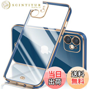 �y���������ziPhone �P�[�X �N���A ���� �A�C�t�H��13 �J�o�[ ���b�L���H �ϏՌ� TPU �\�t�g ���^ �y�� �X�g���b�v�z�[���t�� �����h�~ ���C�����X�[�d �F�F�u���[�A�T�C�Y�Fiphone12mini