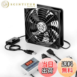 �y���������zELUTENG USB�t�@�� 12cm ��p�t�@�� ���� 1500RPM USB��@ 5V �É� 3�i�K���� ���^ 7���H�� ������ ��� PC �Q�[���@ ���[�^�[�ȂǑΉ� USB fan 12cm �F�F12CM�� ���x�R���g���[���[�t��