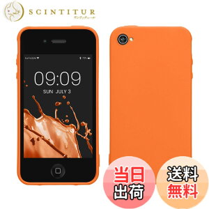 �y���������zkwmobile �X�}�z�P�[�X Apple iPhone 4 / 4S�Ή� �P�[�X - �ϏՌ� ����~�� �\�t�g TPU �V���R�� - ���F �F�F�t���[�e�B�[ �I�����W