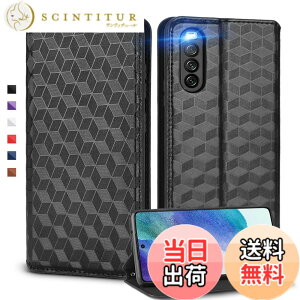 �y���������zUnivoColors �蒠�^�P�[�X �������� �J�[�h���[ �}�O�l�b�g�J�� �X�^���h�@�\ �X�g���b�v�z�[���t�� TPU�\�t�g�o���p�[(SN 38) �F�F�u���b�N�A�T�C�Y�FSony Xperia 10 III /Sony Xperia10 III Lit