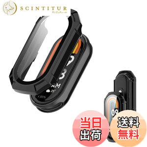 �y���������zFor �V���I�~ Xiaomi Band 10 �p �P�[�X �J�o�[ �K���X�t�C������̌^�P�[�X �yNOUKAJU�zFor Xiaomi Mi Smart Band 10 �P�[�X �ی�J�t�B���� ��̃J�o�[ PC+�����K���X�t ��̌^ �S�ʕی� ����