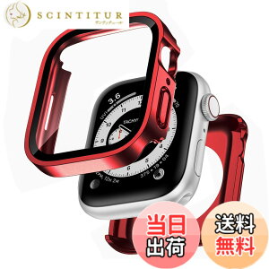 �y���������z�y�t���J�o�[�ی�zKawoco �A�b�v���E�H�b�` �h�� �J�o�[ Apple Watch SE Series 10 9 8 7 6 5 4 �Ή� �P�[�X 2 in 1 �O��̕ی� �ϏՌ� iWatch ��̌^ �P�[�X �F�F����̃��b�h�A�T�C�Y�F41mm