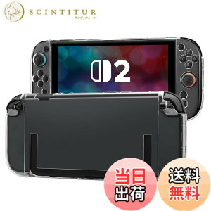 �y���������zTasikar Nintendo Switch/Switch 2�p�J�o�[ ���������̓����ȃP�[�X �����^ �C�V���X�C�b�`�P�[�X �Ή��h�b�N��Joy Cons �R���g���[���[�i�����j [no_operating_system] �F�FClear�A�T�C�Y�FSwitch 2