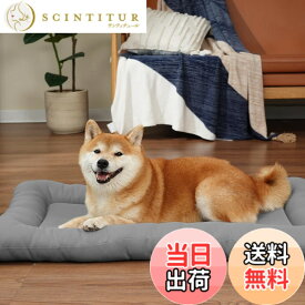 【送料無料】EMME ペットマット 犬 猫 洗える 小型 中型犬 ペット用 クッション 子犬 老犬 介護マット 中身が取り外せる 清掃しやすい ペットベッド 滑り止め フランネル製 寝心地良い ペット ベッド 冬 夏用 四季通用 色：防水タイプ・グレー、サイズ：S