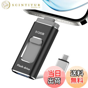 �y���������z4in1USB�������[128GB�y���@�\�f�[�^�Ǘ��ziPhone�Ή�USB������ �F�F�����A�T�C�Y�F512GB