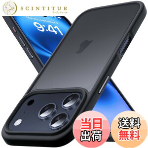 �y���������zAnqrp iPhone 14/15/16 Series �p �P�[�X ������ �F�F�u���b�N�A�T�C�Y�FiPhone 17 Pro Max [6.9�C���`]