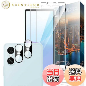 �y���������zNutmeg �Ή� Xperia 10 VI SO-52E / SOG14 / XQ-ES44 �K���X�t�B���� + �J�����t�B���� Xperia 10 VI �t�B�����y���{���Ɏq�f�ށz�G�N�X�y���A10 VI �ی�t�B���� �d�x9H �C�A�[�� �����ߗ� ��U�h