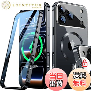 �y���������zRosycover�y�V�����̈�̌^�����Y�E���J�j�J�����b�N�ziPhone �p�� �P�[�X Magsafe�Ή� [360°�S�ʕی�E���ʋ����K���X] �F�F�u���b�N�A�T�C�Y�FiPhone 17 Pro Max �p