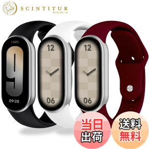 �y���������z[Monuary] 3-8�F Xiaomi Smart Band 10/9/8�ƌ݊����̂�������p���X�g�o���h�A�_�炩��TPU���A�ʋC���A�h���A�v���ȉ�̗̂̍p �F�F�� �A�� �A���C�g�u���[�A�T�C�Y�F�t�J���i�V���R��