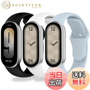 �y���������z[Monuary] 3-8�F Xiaomi Smart Band 10/9/8�ƌ݊����̂�������p���X�g�o���h�A�_�炩��TPU���A�ʋC���A�h���A�v���ȉ�̗̂̍p �F�F�� �A�� �A�o�[�K���f�B�A�T�C�Y�F�t�J���i�V���R��