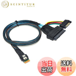 �y���������zCablecc PCI-E 3.0 4.0 ���� NGFF & SFF-8654 �X�������C�� SAS �J�[�h �A�_�v�^�[�ƃ��C���{�[�h SSD �p�� U.2 U2 SFF-8639 NVME PCIe SSD �P�[�u�� �F�F�u���b�N SFF-8654 - NGFF�A�_�v�^�[�B