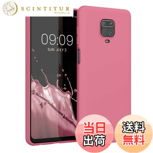 �y���������zkwmobile �X�}�z�P�[�X Xiaomi Redmi Note 9S / 9 Pro / 9 Pro Max�Ή� �P�[�X - �ɔ� TPU �V���R�� �}�C�N���t�@�C�o�[ ���F �F�F�X�E�B�[�g �L�����f�B�A�T�C�Y�FRedmi Note 9S / 9 Pro / 9 Pro Max