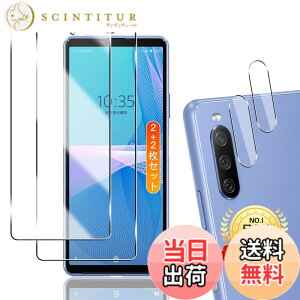 �y���������zTempered Glass Protector �F�F�����ȃK���X�A�T�C�Y�FXperia 10 III / Xperia10 III Lite SO-52B SOG04