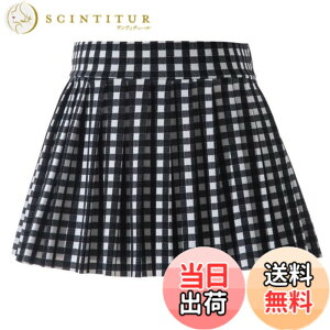 �y���������z[Sharphon] �v���[�c�X�J�[�g 21�F 30�� ���~�j �n�C�E�G�X�g A���C�� �~�j�� ���n �`�F�b�N�� �h�b�g�� �X�|�[�c �؍��� ���r �Z�N�V�[ REI207 �F�F�`�F�b�N�A�T�C�Y�FXL