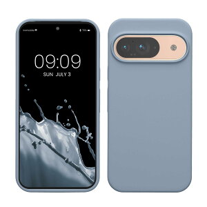 �y���������zkwmobile �X�}�z�P�[�X Google Pixel 9�Ή� �P�[�X - Google Pixel 9 Pro�Ή� �P�[�X - �V���R�� �J�o�[ �ϏՌ� ���h�~ �T���T�� ���C�g�u���[�}�b�g �F�F���C�g�u���[�}�b�g�A�T�C�Y�FPixel 9 
