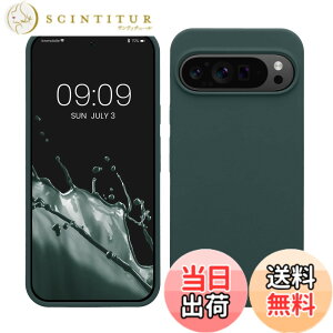�y���������zkwmobile �X�}�z�P�[�X Google Pixel 9 Pro XL�Ή� �P�[�X - TPU ���L�b�h �V���R�� �J�o�[ - �ϏՌ� ���h�~ �T���T�� Case �F�F�X���[�L�[�u���[�O���[���A�T�C�Y�FPixel 9 Pro XL
