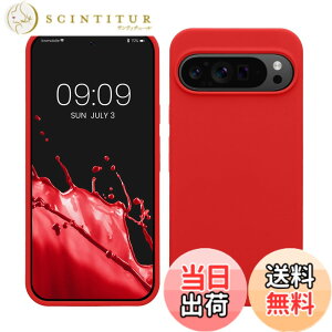 �y���������zkwmobile �X�}�z�P�[�X Google Pixel 9 Pro XL�Ή� �P�[�X - TPU ���L�b�h �V���R�� �J�o�[ - �ϏՌ� ���h�~ �T���T�� Case �F�F�N���V�b�N ���b�h�A�T�C�Y�FPixel 9 Pro XL