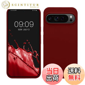 �y���������zkwmobile �X�}�z�P�[�X Google Pixel 9 Pro XL�Ή� �P�[�X - TPU ���L�b�h �V���R�� �J�o�[ - �ϏՌ� ���h�~ �T���T�� Case �F�F���o�[�u���b�h�A�T�C�Y�FPixel 9 Pro XL