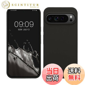 �y���������zkwmobile �X�}�z�P�[�X Google Pixel 9 Pro XL�Ή� �P�[�X - TPU ���L�b�h �V���R�� �J�o�[ - �ϏՌ� ���h�~ �T���T�� Case �F�F���F�}�b�g�A�T�C�Y�FPixel 9 Pro XL