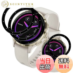 �y���������z�Ή� GARMIN(�K�[�~��) Venu 3S �t�B���� �y3���Z�b�g �S�ʕی�z PET������ �Y�f�@�� 3D�Ȗ� �K�[�~��Venu 3S �t���ی�t�B���� �������� �����ߗ� ���h�~ �L�Y�C���@�\ �����z�� �w��