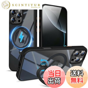 �y���������zMagSafe�Ή� �P�[�X�y ���C�����X�[�d�A�c�����Ή��A�B�����[���X�^���h�A�}�O�l�b�g���ځA�ϏՌ��A�S�ʕی�z �F�F�u���b�N�A�T�C�Y�FiPhone 16ProMax �p