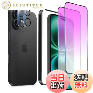 �y���������z�K���X�t�B���� iPhone 13mini �p �y2���Z�b�g�z�S�ʕی� �t�B���� �t���J�o�[ �t����� 5.4�C���`�Ή� �C�A�[�� �\��t���ȒP �F�F�u���[���C�g�J�b�g-9H�A�T�C�Y�FiPhone 16 plus