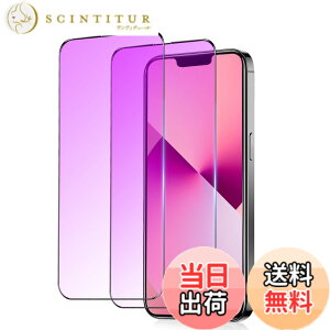 �y���������ziPhone 13 Pro �K���X�t�B���� �`�����h�~ ���炳�� �F�F�u���[���C�g�i�S�ʕی�j�A�T�C�Y�FiPhone 13mini