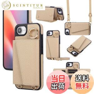 �y���������zXKringCKPTcs Wallet Case for iPhone 16 �F�F�J�[�L�A�T�C�Y�FiPhone 16e