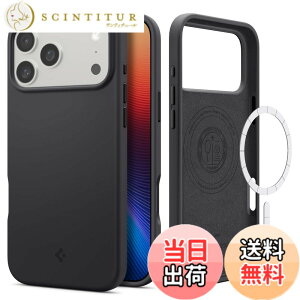 �y���������zSpigen �V���R���E�t�B�b�g�E�}�O�t�B�b�g �F�F�u���b�N�A�T�C�Y�FiPhone 17 Pro Max