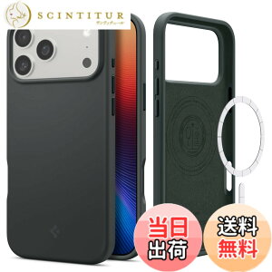 �y���������zSpigen �V���R���E�t�B�b�g�E�}�O�t�B�b�g �F�F�A�r�X�E�O���[���A�T�C�Y�FiPhone 17 Pro