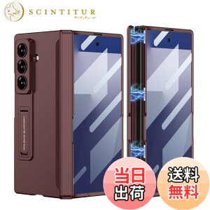 �y���������zGalaxy Z Fold7 �P�[�X �K���X�t�B�����t�� Samsung �M�����N�V�[Z �t�H�[���h7 / SC-56F / SCG34 �p �J�o�[ �q���W�ی� �J���������Y�ی� �S�ʕی� Uovon �X�}�z�P�[�X �X�^���h�t�� �X�g��