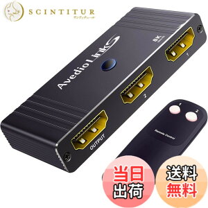 �y���������zavedio links HDMI �ؑ֊� 4K@60Hz HDMI�}�g���b�N�X (Black) �F�F����