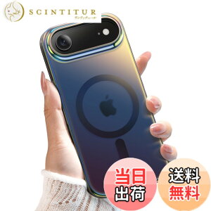 �y���������zJETech iPhone 14/17 Air /17 Pro Max�p ���F�P�[�X MagSafe�Ή� ���킢�� ���j�[�N �������f�U�C�� �J���t���Ȍu�� �������o�b�N �ϏՌ��X�}�z�J�o�[ �F�F���F�u���b�N�A�T�C�Y�FiPhone 17 Air