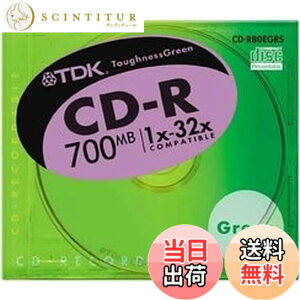 �y���������zTDK CD-R�f�[�^�p700MB 32�{�� �O���[�� 10mm���P�[�X���� [CD-R80EGRS] parent �F�F�O���[��