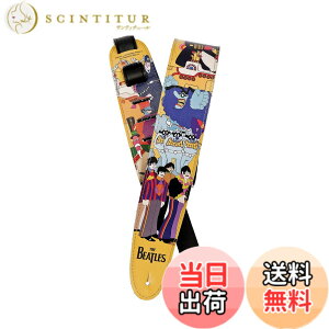 �y���������zPlanet Waves by D'Addario �v���l�b�g�E�F�[�u�X �M�^�[�X�g���b�v The Beatles Guitar Strap 25LB �y�������K�i�z �F�FYellow Submarine�A�T�C�Y�F36 inches