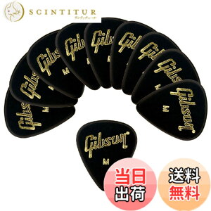 �y���������zGibson �s�b�N �e�B�A�h���b�v MEDIUM-BLK x10���Z�b�g �F�F�u���b�N