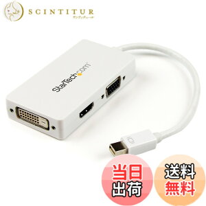 �y���������z�X�^�[�e�b�N.com DisplayPort/ Mini DisplayPort�ϊ��A�_�v�^ �F�F�z���C�g�A�T�C�Y�FVGA - HDMI - DVI (�z���C�g)