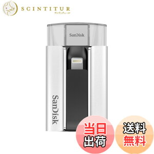 �y���������zSanDisk iXpand �t���b�V���h���C�u [iPhone/iPad �̃f�[�^�]����o�b�N�A�b�v�ɍœK] �F�Fblack,silver�A�T�C�Y�F32GB