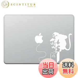 �y���������z�J�C���h�X�g�A MacBook Air/Pro 11 / 13�C���` �}�b�N�u�b�N �X�e�b�J�[ �V�[�� �o���N�V�[ �����L�[ �{�� Banksy Monkey Bomb M425X �F�F�z���C�g�A�T�C�Y�F13�C���`