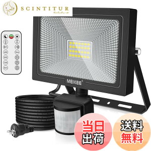 �y���������zMEIKEE �Z���T�[���C�g ������ 10W 20W 30W 50W PIR���O�Z���T�[ �t���b�h���C�g ���O �l���Z���T�[ �h�ƃ��C�g 6500K �����F �����P�x ���ԏ� ���֓� �q�� ���� �����̖h�Ƃ� �Ɩ���� IP