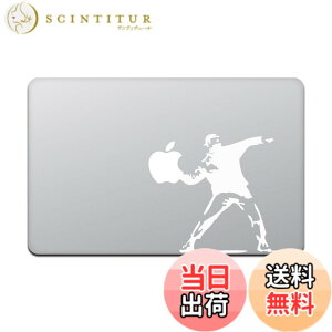 �y���������z�J�C���h�X�g�A MacBook Air/Pro 11 / 13�C���` �}�b�N�u�b�N �X�e�b�J�[ �V�[�� �o���N�V�[ �����g�t �K�C Banksy Molotov Guy M424X �F�F�z���C�g�A�T�C�Y�F11�C���`