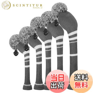 �y���������z�S���t �w�b�h�J�o�[ �Z�b�g�A5�́A�h���C�o�[�E�b�h�i460 cc�j1�t�F�A�E�F�CWood 2�ƃn�C�u���b�h�iUT�j2 ��d�w���҂݃X�^�C�� �F�FSteel Gray White Stripes