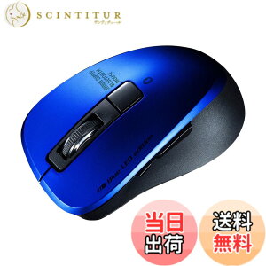 �y���������z�T�����T�v���C �L���}�E�X USB A�ڑ� �É� �u���[LED 5�{�^�� 3200dpi(4�i�K�ؑ�) ���^ �u���b�N MA-BL156BK �F�F�u���[