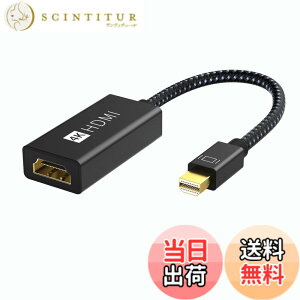 �y���������ziVANKY Mini DisplayPort to HDMI �ϊ��A�_�v�^�[ �F�F�u���b�N�A�T�C�Y�F4K60Hz
