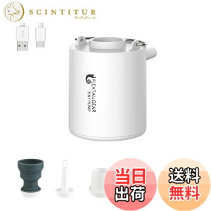 �y���������zFLEXTAILGEAR TINY PUMP �g�ю��G�A�[�|���v 1300mAh �d�r 13.5���b�g USB�[�d�� �Ōy�ʃ|���v 3.5Kpa ��C���� ��C���� �v�[���p�u�C ������ �^��� �F�F�z���C�g