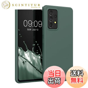 �y���������zkwmobile �X�}�z�P�[�X Samsung Galaxy A50�Ή� �P�[�X - �ϏՌ� ����~�� �\�t�g TPU �V���R�� - ���x���_�[ �F�F�X���[�L�[�u���[�O���[���A�T�C�Y�FGalaxy A53 5G