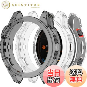 �y���������zMiimall�Ή�Garmin Fenix 7/Fenix 7 Pro �P�[�X TPU�ގ� �\�t�g �h�Ռ� �y�� ���^ �K�[�~�� Fenix 7 �J�o�[ �����h�~ �����Ή� Fenix 7�ی�J�o�[ �o���p�[�i�N���A�j �F�F�N���A+�u���b�N