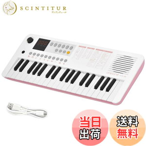 �y���������zONETONE �����g�[�� �d�q�L�[�{�[�h �~�j37���� LED�f�B�X�v���C���� USB-MIDI�Ή� ���{��\�L OTK-37M �F�F�z���C�g/�s���N