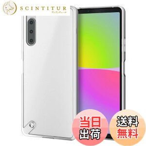 �y���������z�G���R�� Xperia 10 IV (SO-52C SOG07 A202SO) �P�[�X �J�o�[ �n�C�u���b�h �ϏՌ� �F�F�V���L�[�N���A